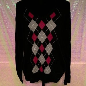 Argyle sweater